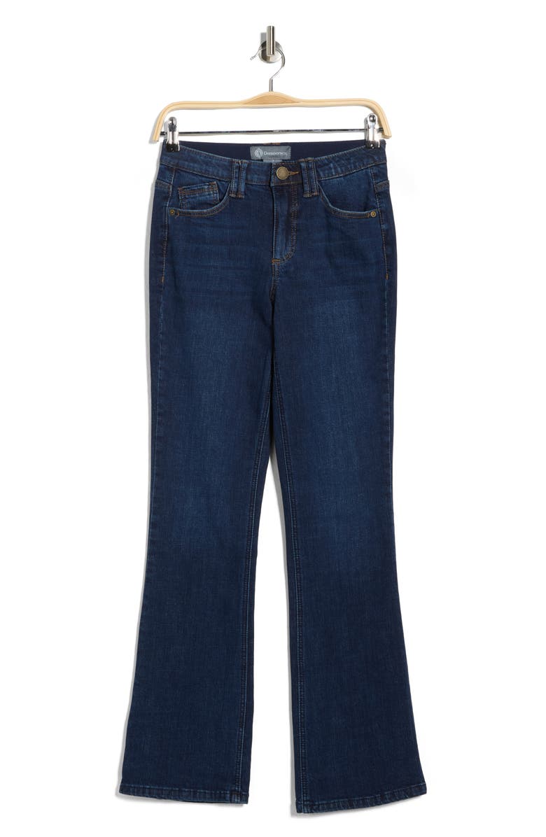 Democracy 'Ab'Solution Embroidered Itty Bitty Bootcut Jeans, Main, color, Indigo