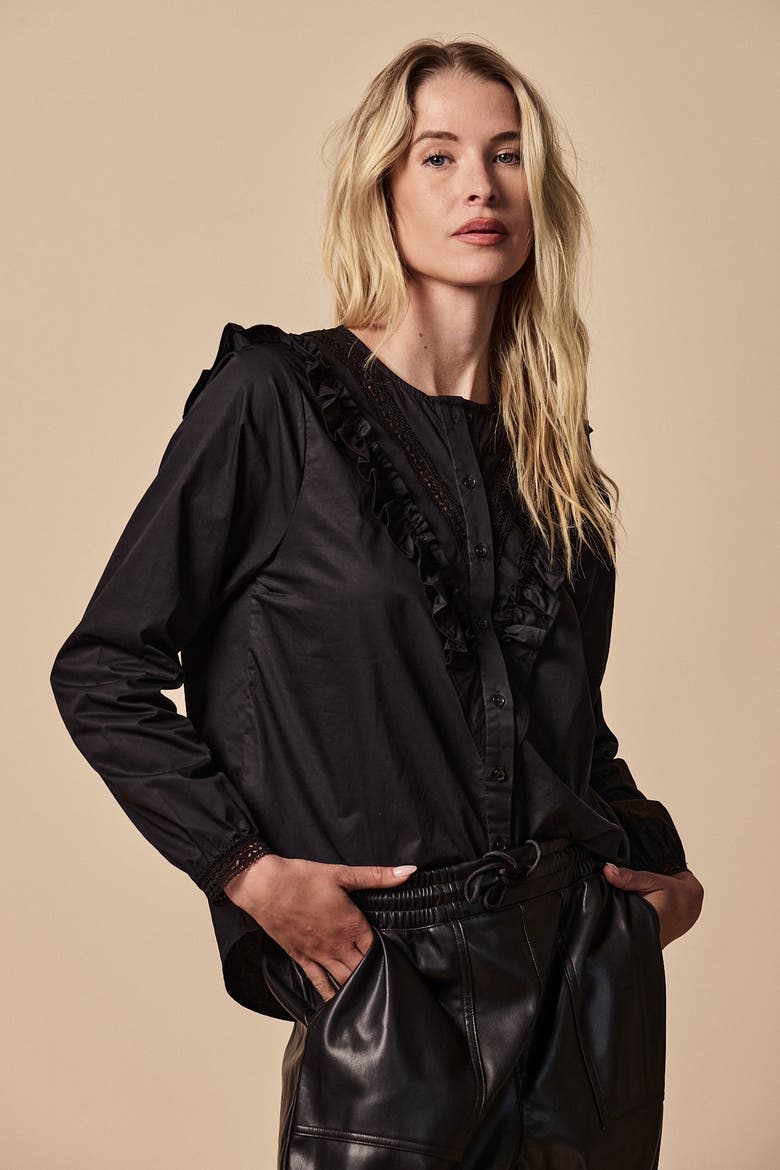 The Lindsay Shirt, Alternate, color, Black