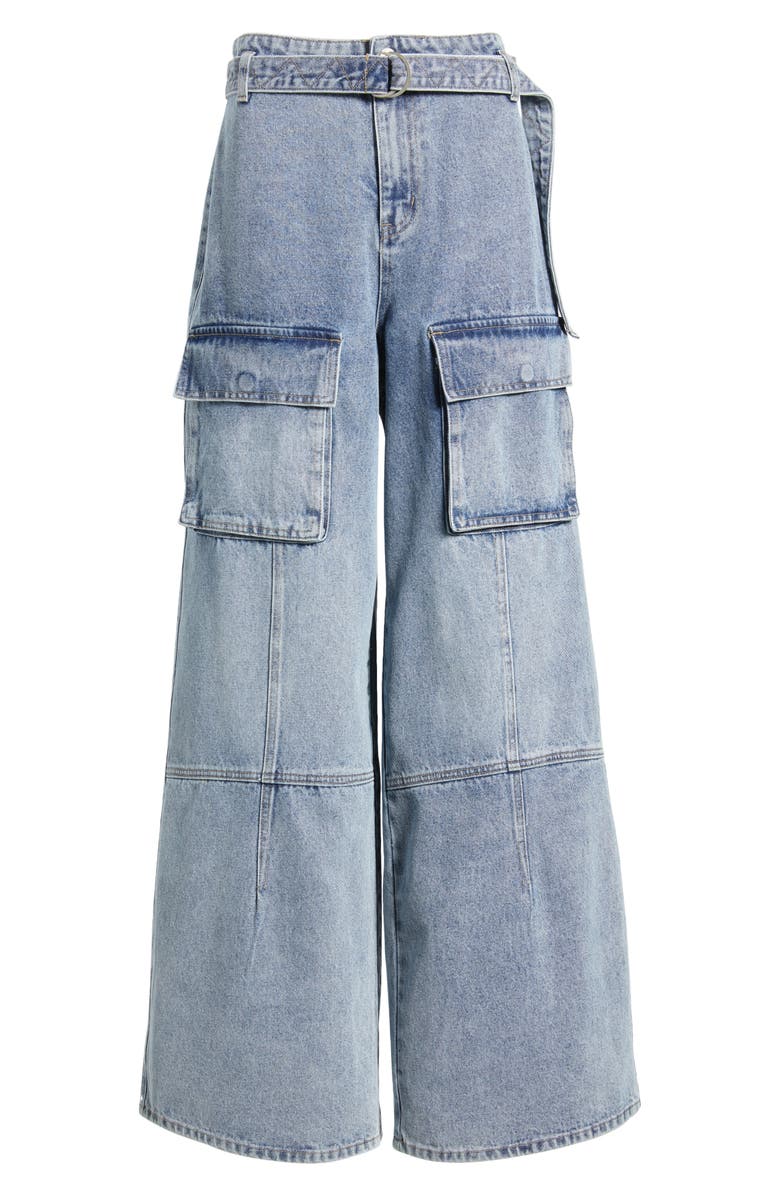PTCL High Waist Ultra Baggy Cargo Jeans, Alternate, color, 