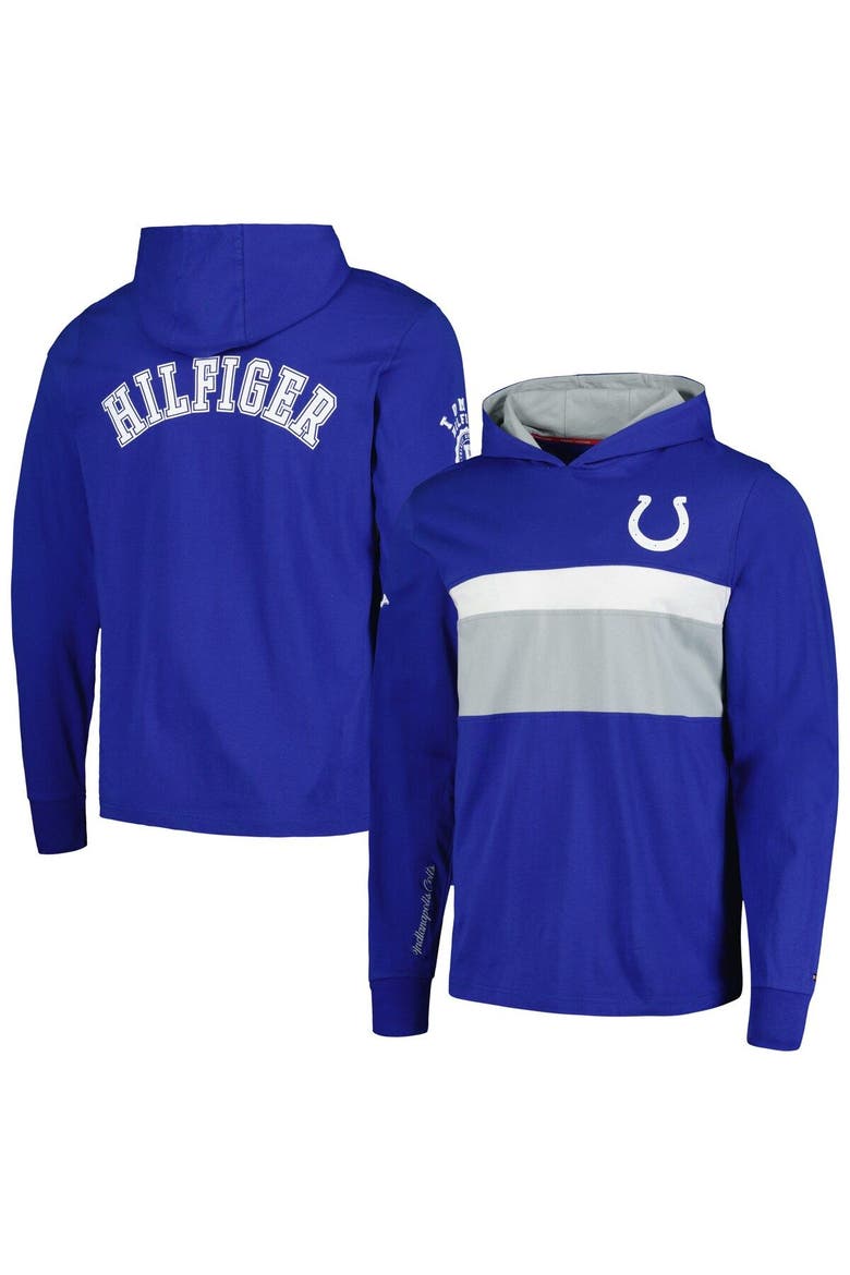 Men's Tommy Hilfiger  Royal Indianapolis Colts Morgan Long Sleeve Hoodie T-Shirt, Main, color, Royal