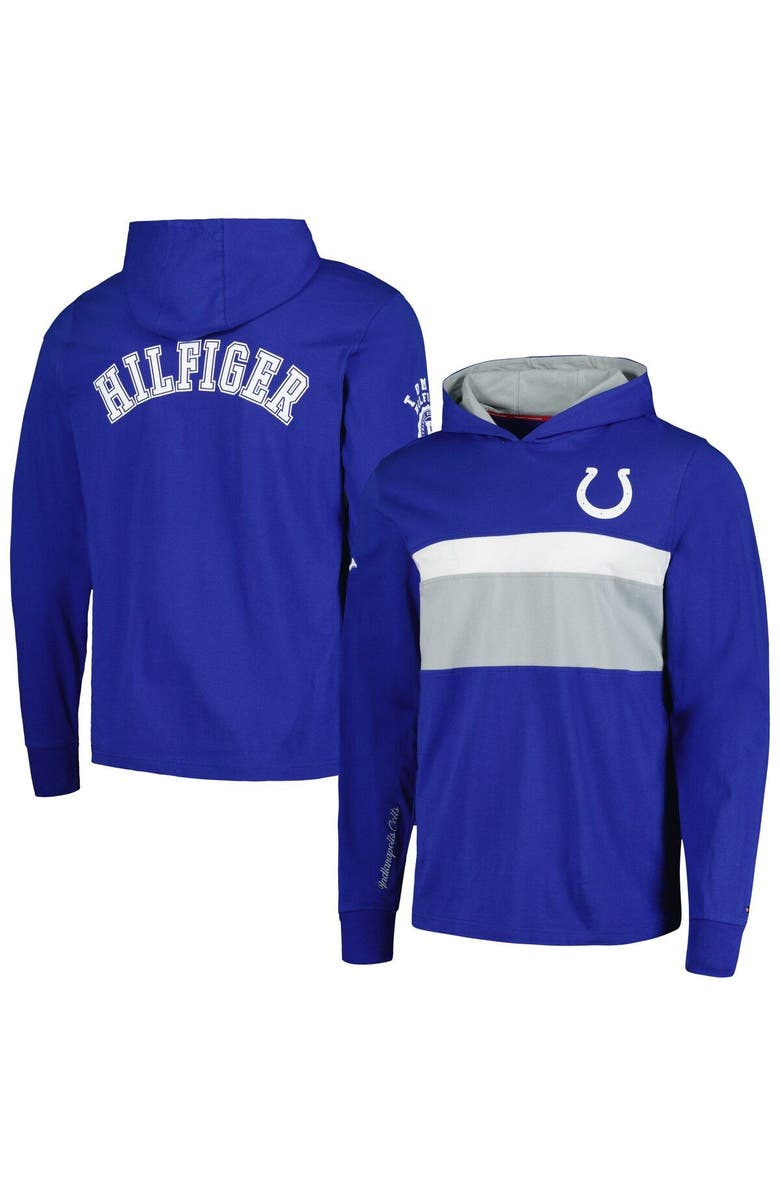 Tommy Hilfiger Men's Tommy Hilfiger  Royal Indianapolis Colts Morgan Long Sleeve Hoodie T-Shirt, Main, color, Royal