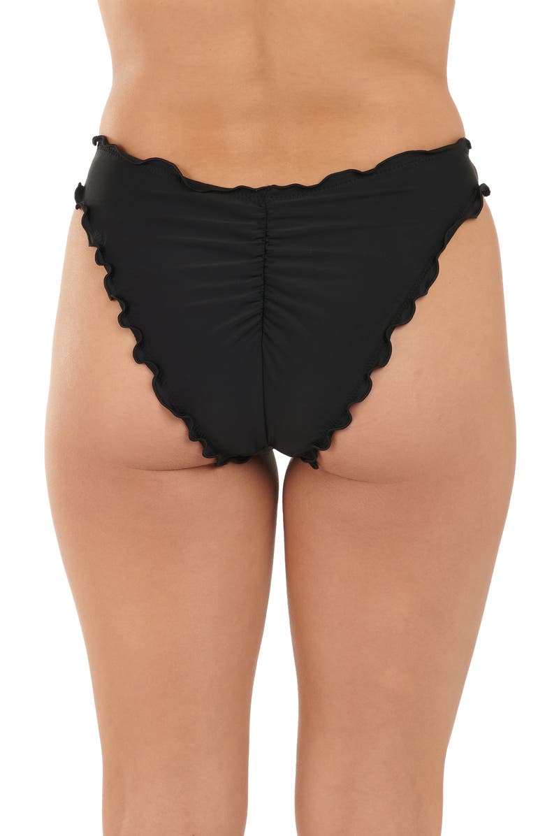 Citrus Merrow Hipster Bikini Bottoms, Alternate, color, Black