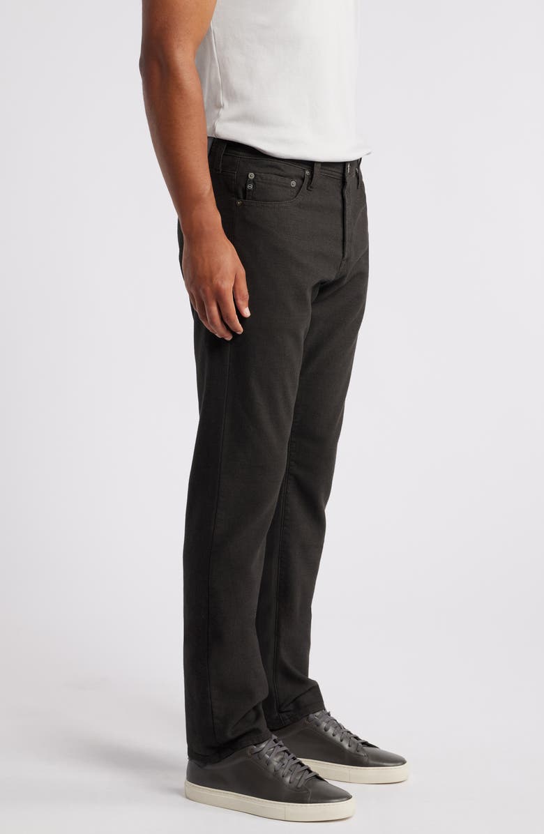AG Everett Slim Straight Leg Brushed Cotton Twill Pants, Alternate, color, Sulfur Smooth Slate