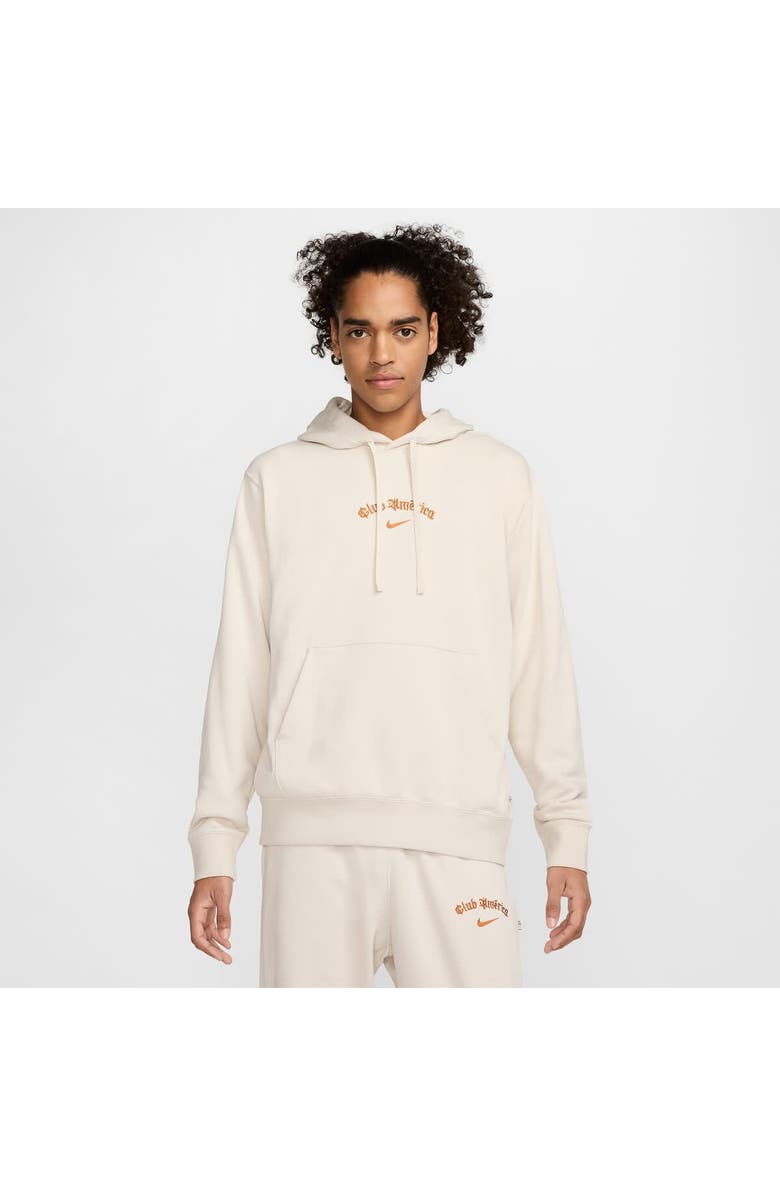 Nike Men's Nike Cream Club America CA x CA Club Fleece Pullover Hoodie, Alternate, color, Cream