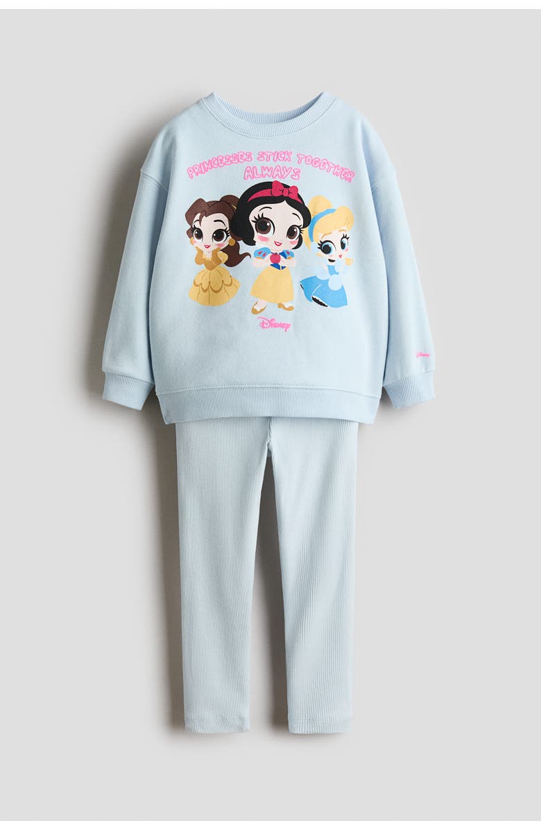 H&M 2-piece Top And Leggings Set, Main, color, 