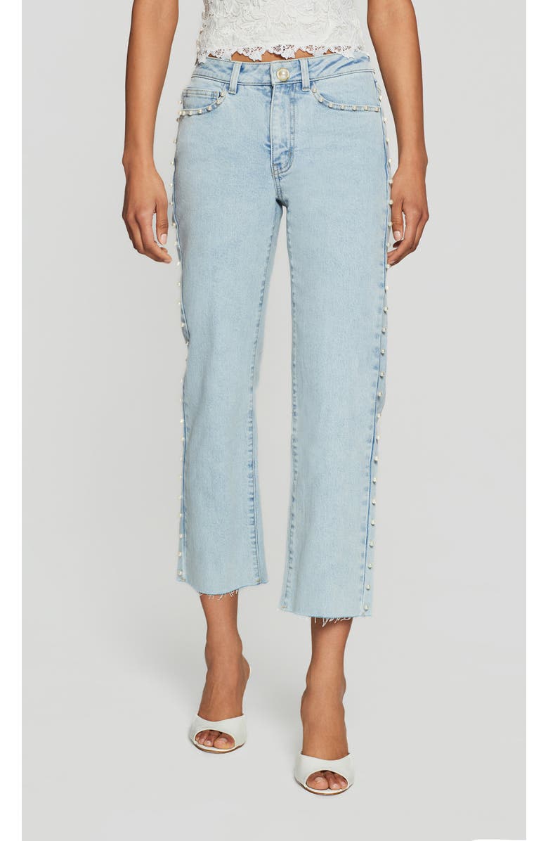 Generation Love Han Pearl Jeans, Main, color, Blue