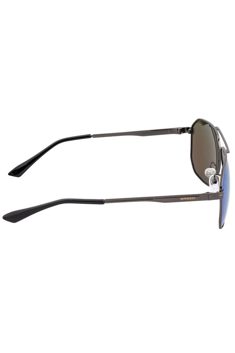 Norma Polarized Sunglasses, Alternate, color, Gunmetal/Blue