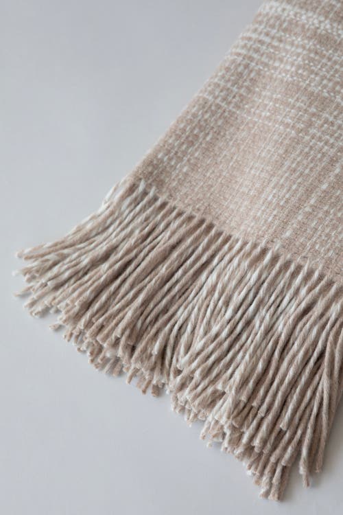 Sskein Rustic Plaid Throw In Brown