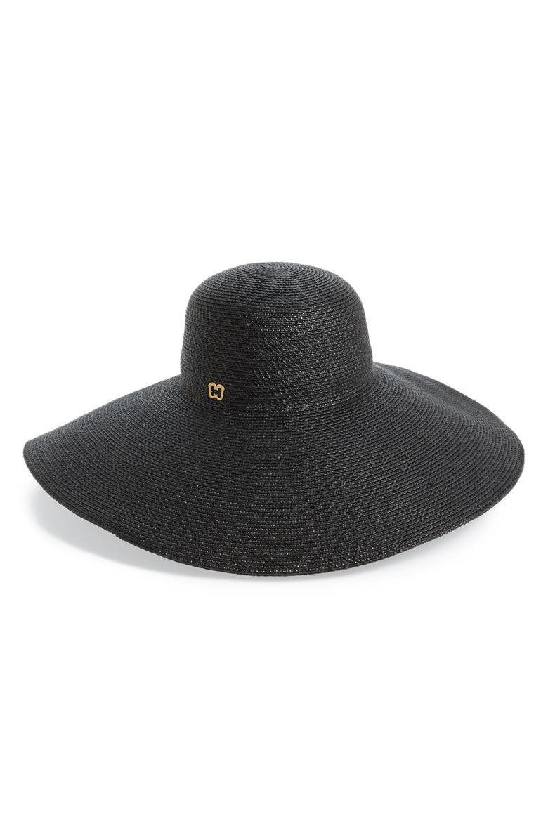 Eric Javits Floppy Straw Hat, Main, color, 