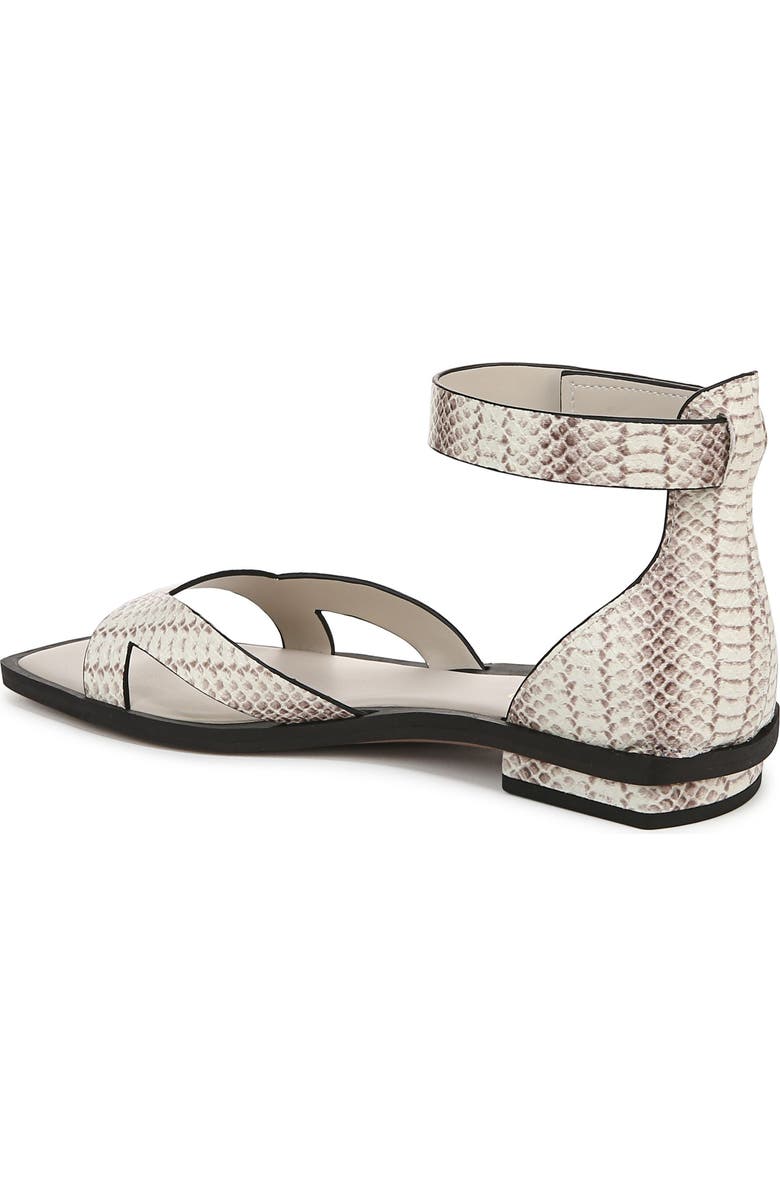 Franco Sarto Elisa Ankle Strap Sandal, Alternate, color, Grey Snake Print