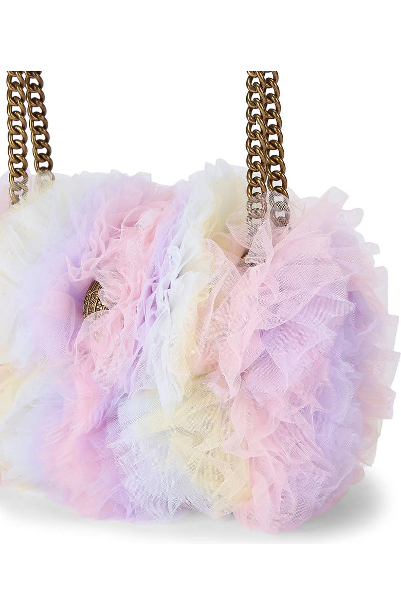 Kurt Geiger London Mini Kensington Tulle Crossbody Bag, Alternate, color, Purple Multi