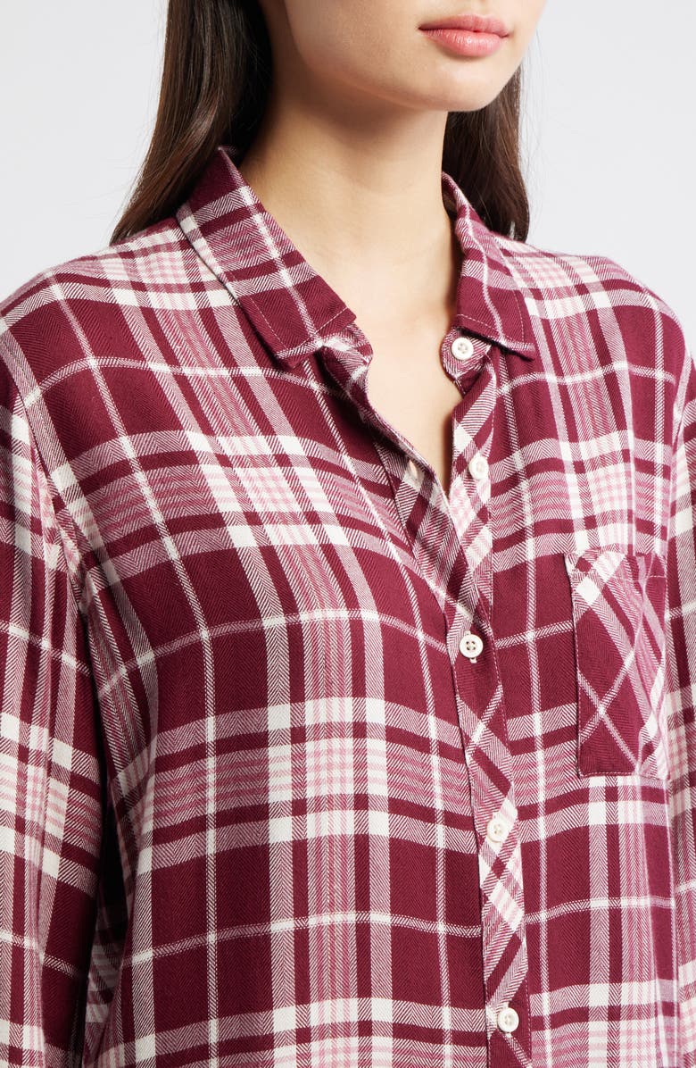 Rails Hunter Plaid Button-Up Shirt, Alternate, color, Winterberry