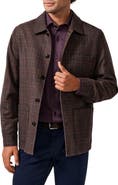 David Donahue Wool Shirt Jacket