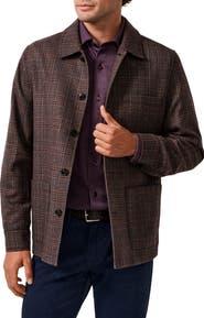 David Donahue Wool Shirt Jacket