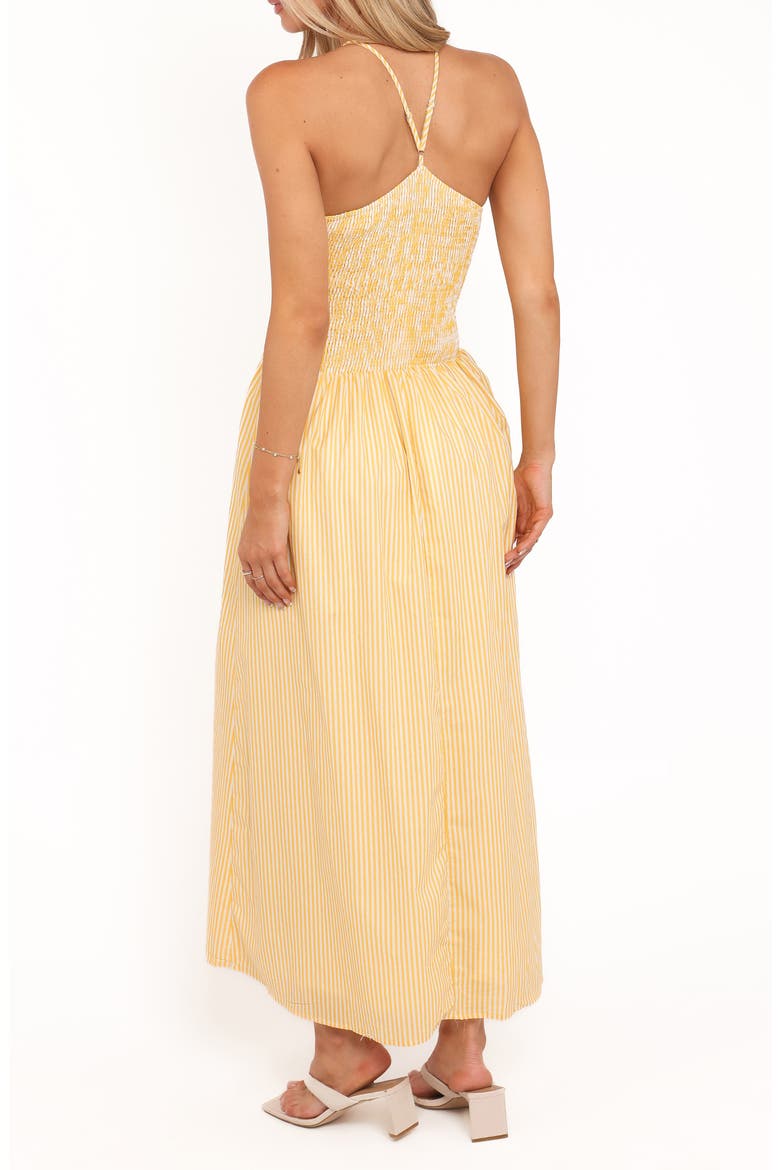 Aviva Stripe Cotton Maxi Sundress, Alternate, color, MANGO STRIPE