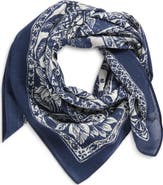 Faherty Botanical Block Square Scarf