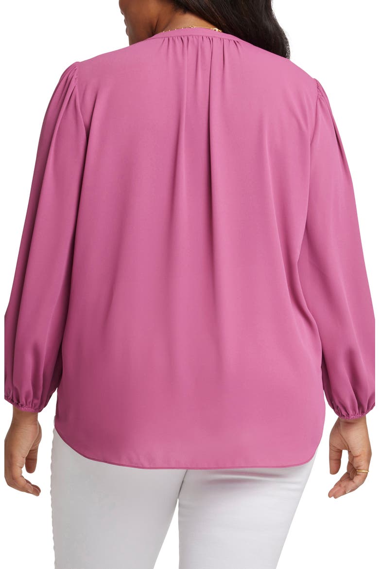 Long Sleeve Split Neck Top, Alternate, color, MAUVE HAZE