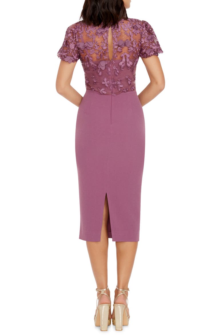 Marianne Lace Sheath Dress, Alternate, color, ORCHID