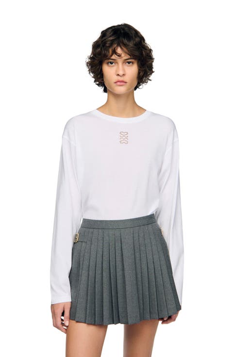 T-shirt with embroidery