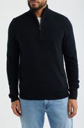 Nordstrom Quarter Zip Cashmere Sweater