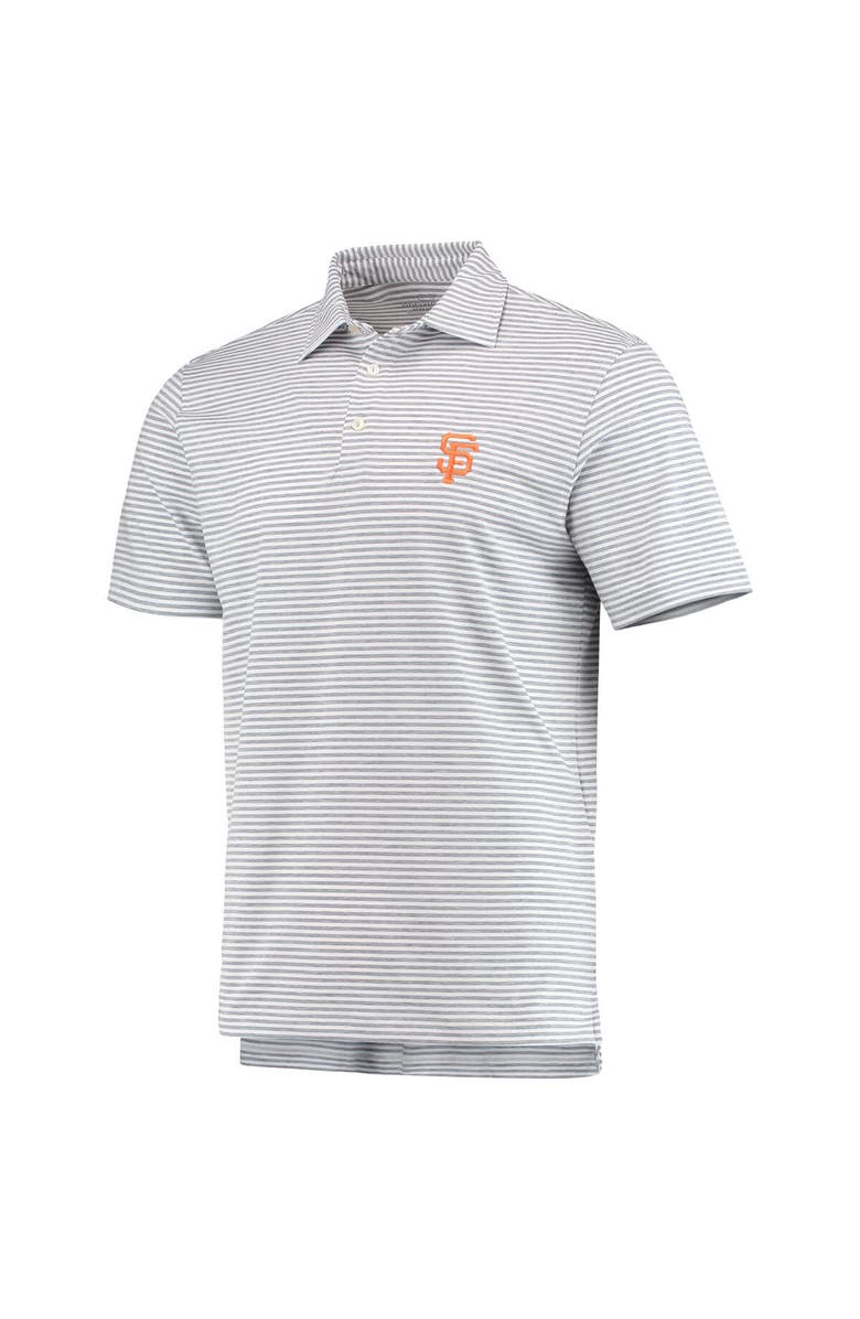 vineyard vines Men's Vineyard Vines Gray San Francisco Giants Heathered Winstead Sankaty Polo, Alternate, color, Gray