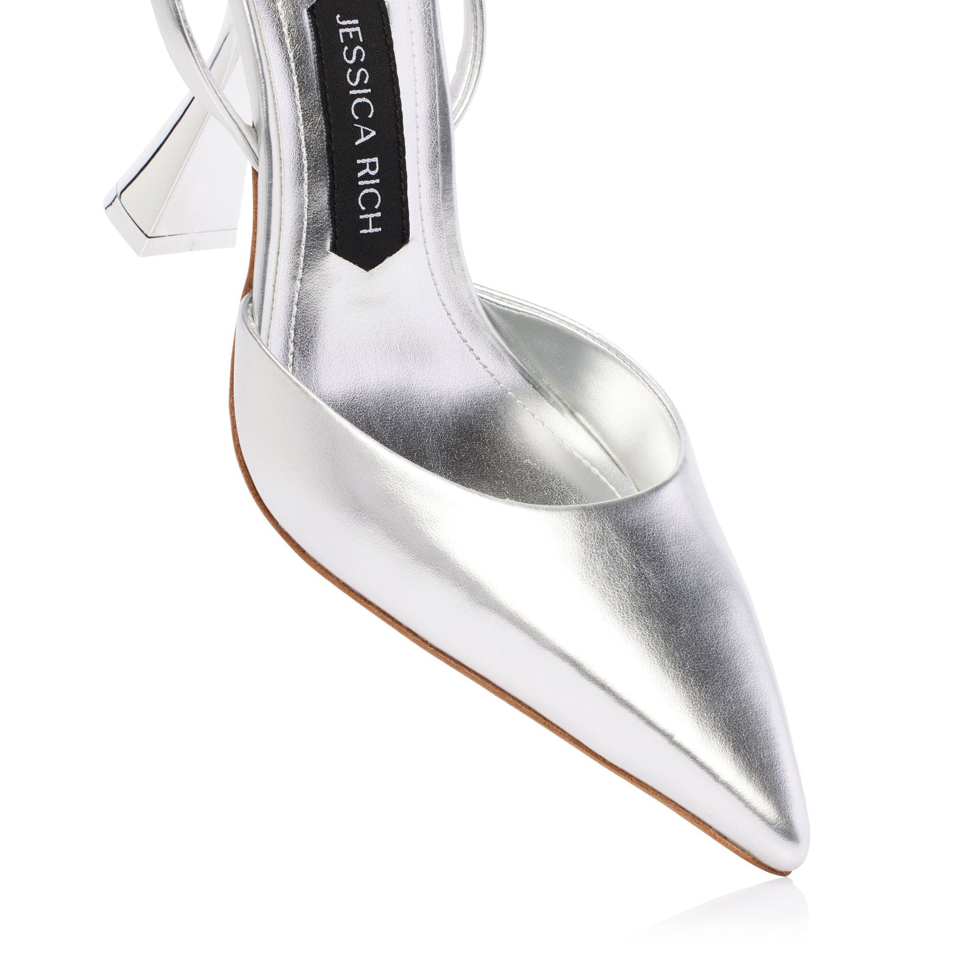 JESSICA RICH Khloe Slingback, Alternate, color, Silver