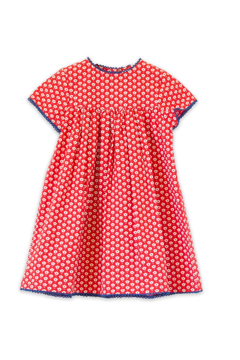 Toddler Amy dress with Lace trim, Main, color, Red
