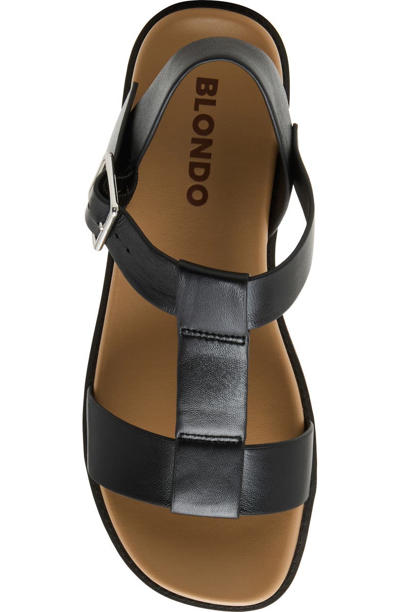 Blondo Rosaria Waterproof Sandal, Alternate, color, Black Leather