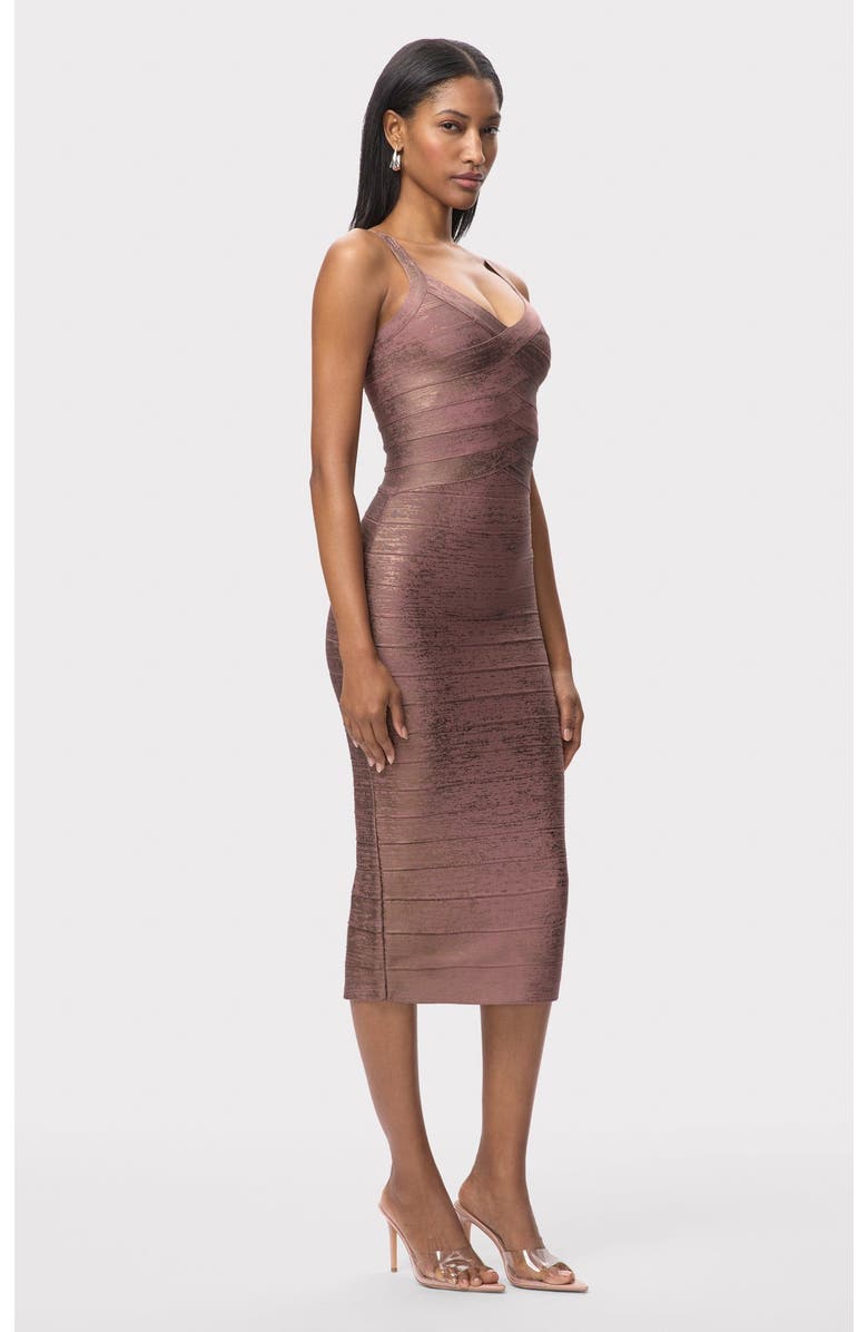 Herve Leger The Indie Dress, Alternate, color, Biscotti