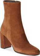 Prada Demi Block Heel Suede Bootie
