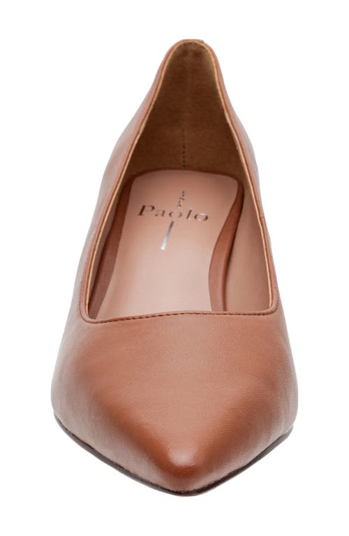 Linea Paolo Bilson Pointed Toe Pump In Brown
