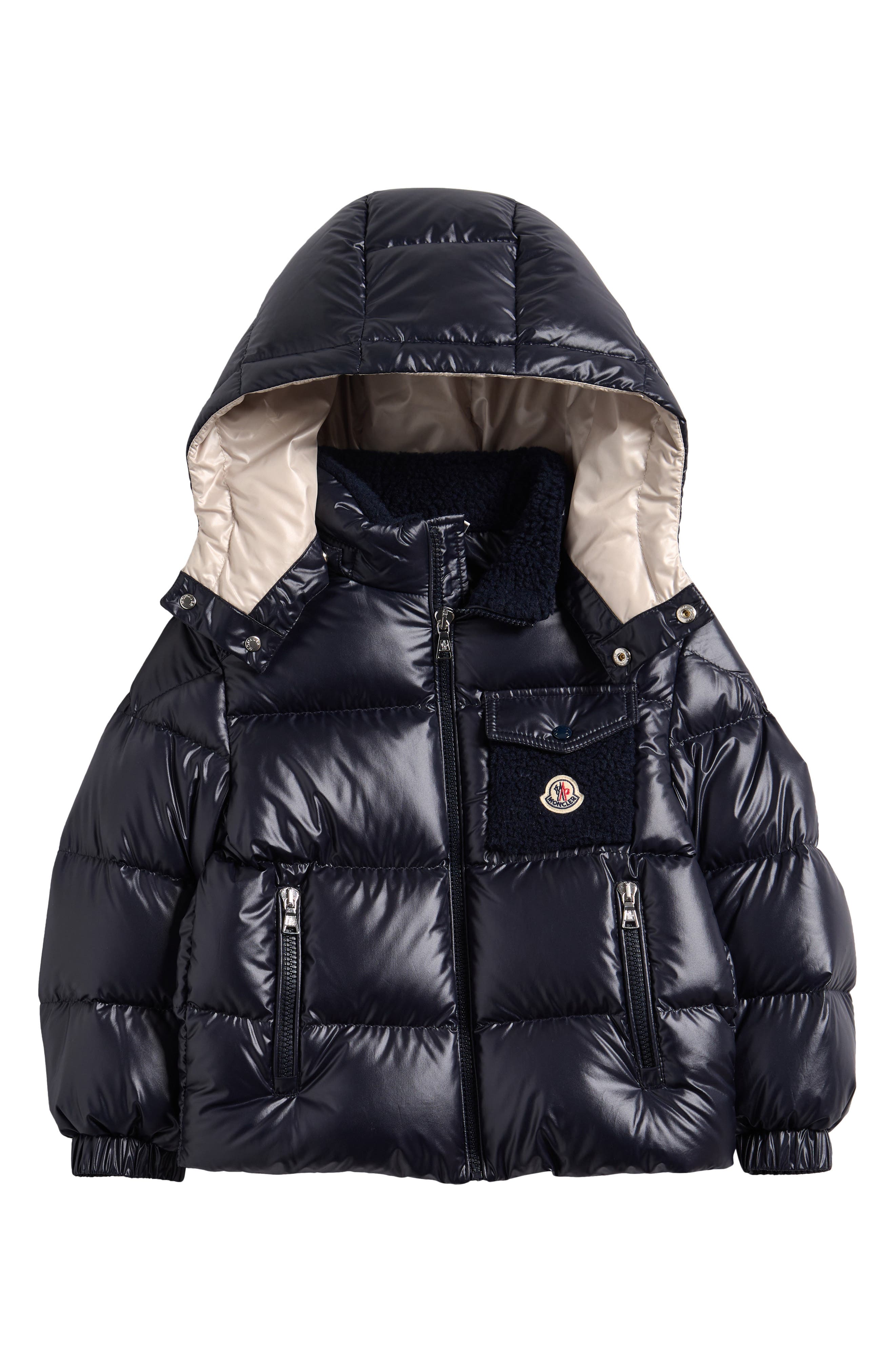 Moncler Kids' Pasenza Belted Hooded Down Coat | Nordstrom