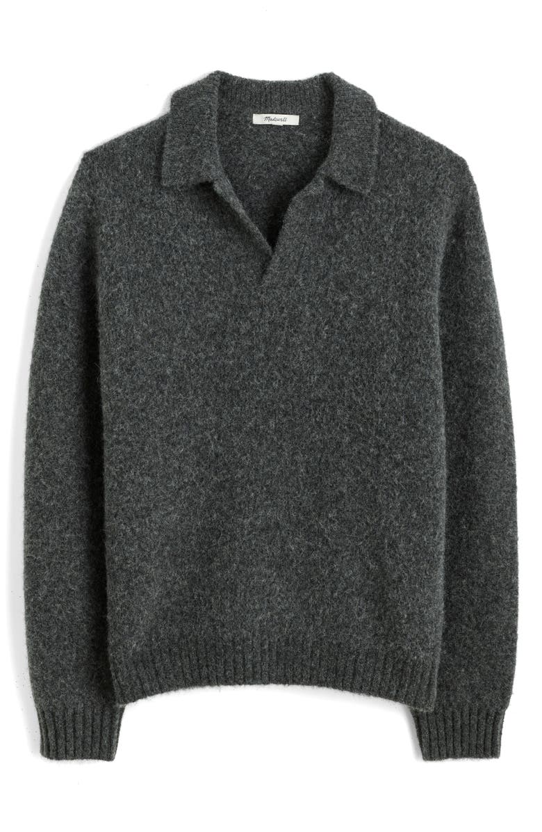 Madewell Open Collar Sweater, Alternate, color,
