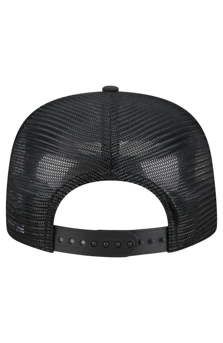 New Era Men's New Era  Black Cincinnati Reds Gummy Golfer Trucker Adjustable Hat, Alternate, color, 