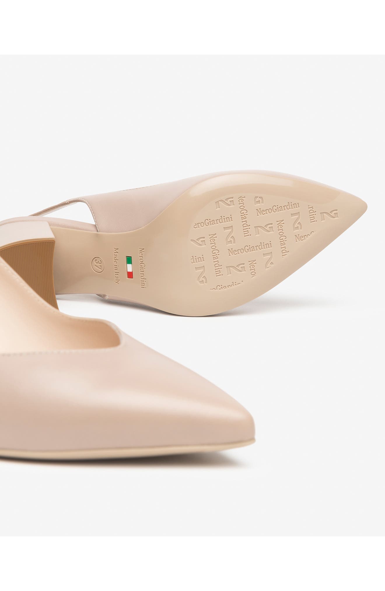 Slingback Pointed Toe Pump, Alternate, color, ROSE