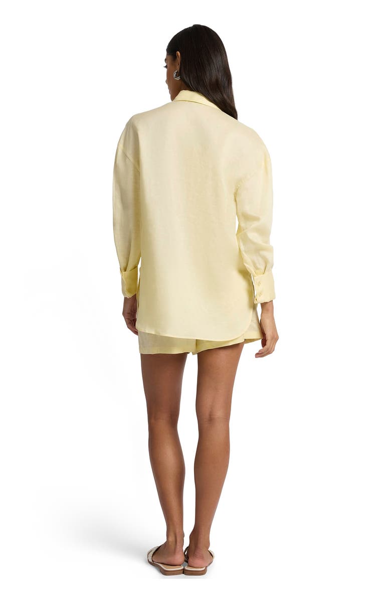 Onia Air Linen Boyfriend Long Sleeve Shirt, Alternate, color, 