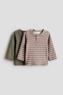 H&M 2-pack Cotton Henley Shirts