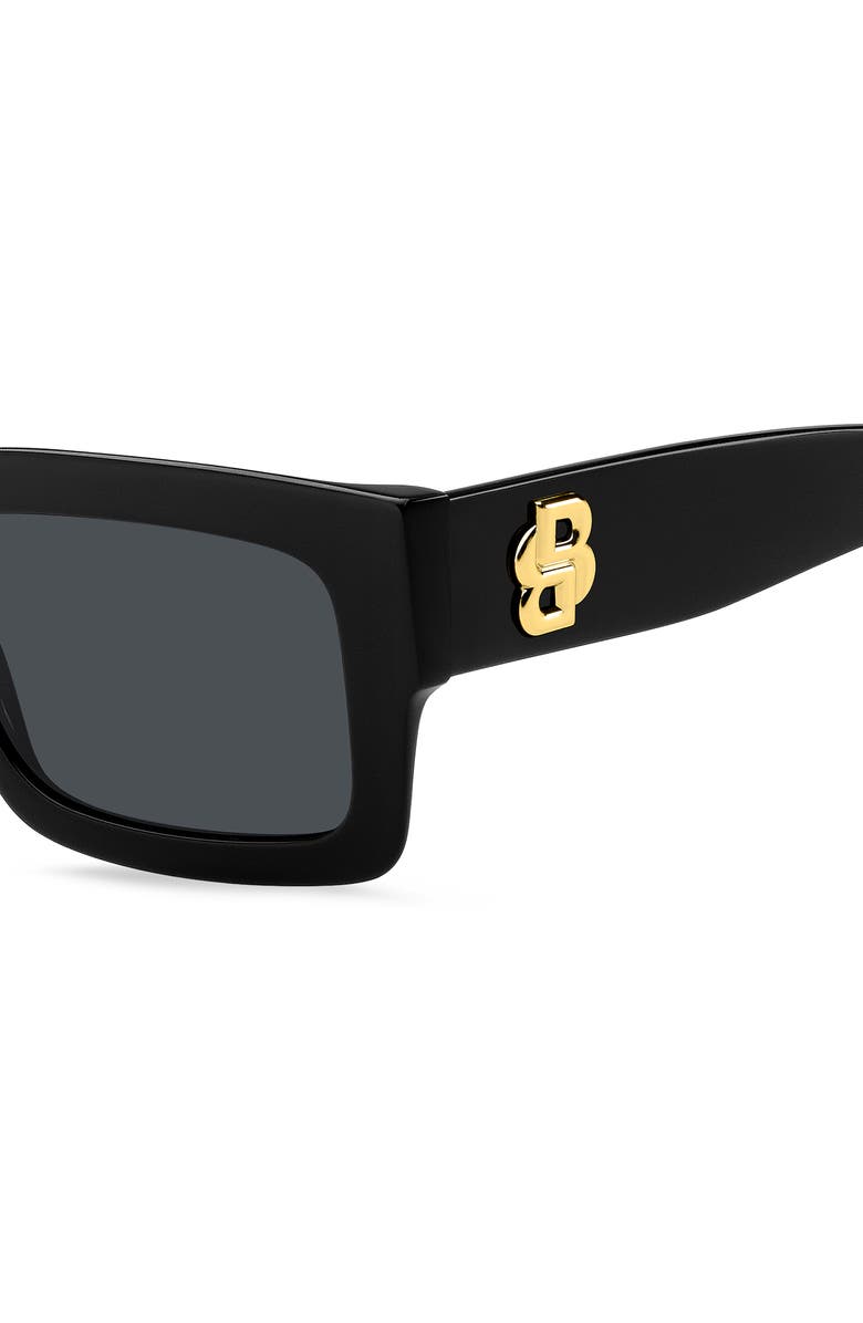 BOSS 54mm Rectangular Sunglasses, Alternate, color, 