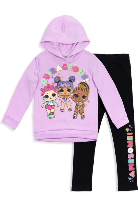 Fleece 2-Piece Hoodie and Leggings Set