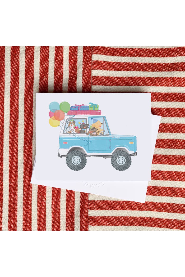 Dog Trip Celebration Set of 8 Greeting Cards, Alternate, color, Multi-Pack