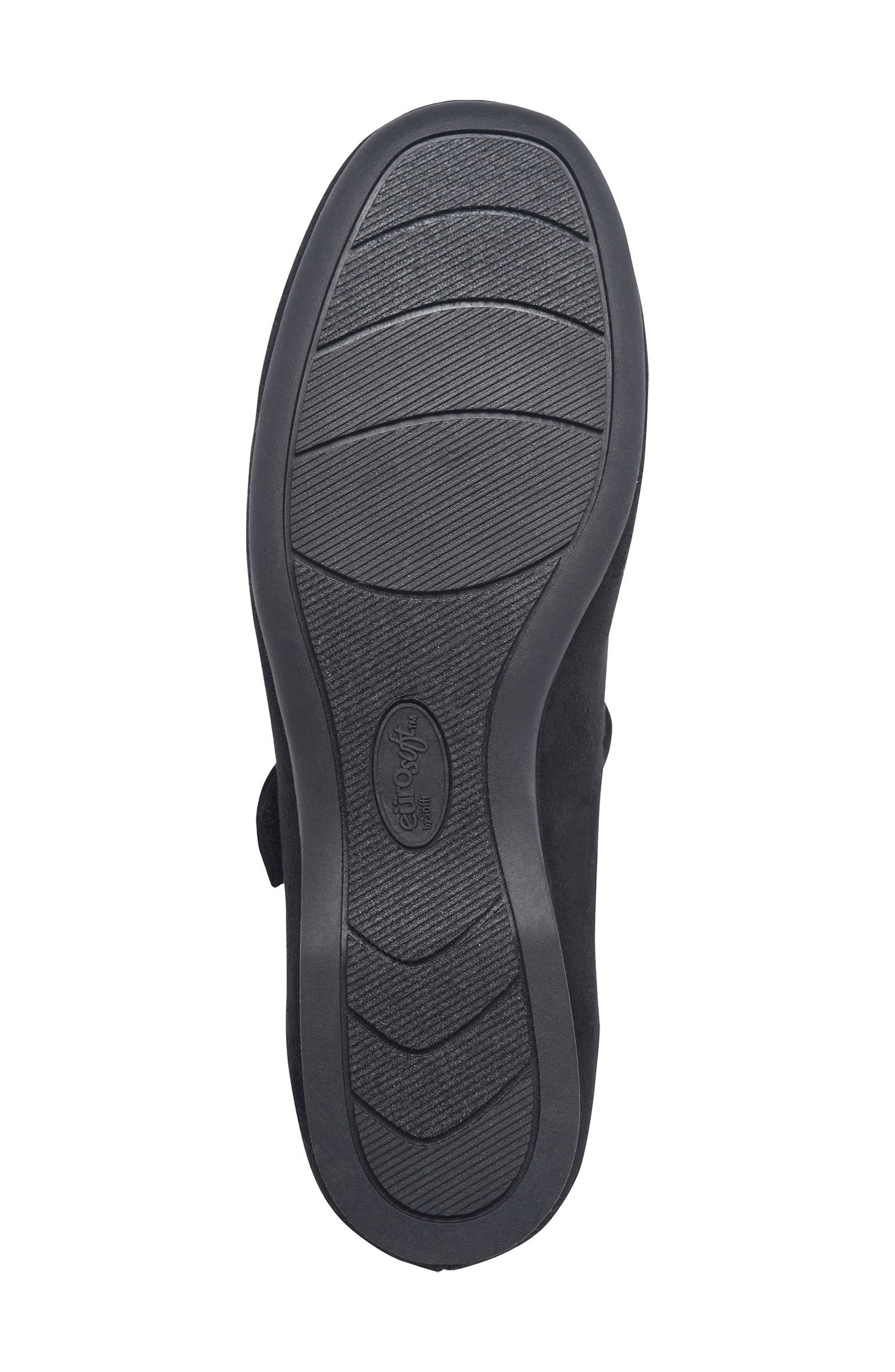 EUROSOFT Kendal Mary Jane Flat, Alternate, color, Black Suede