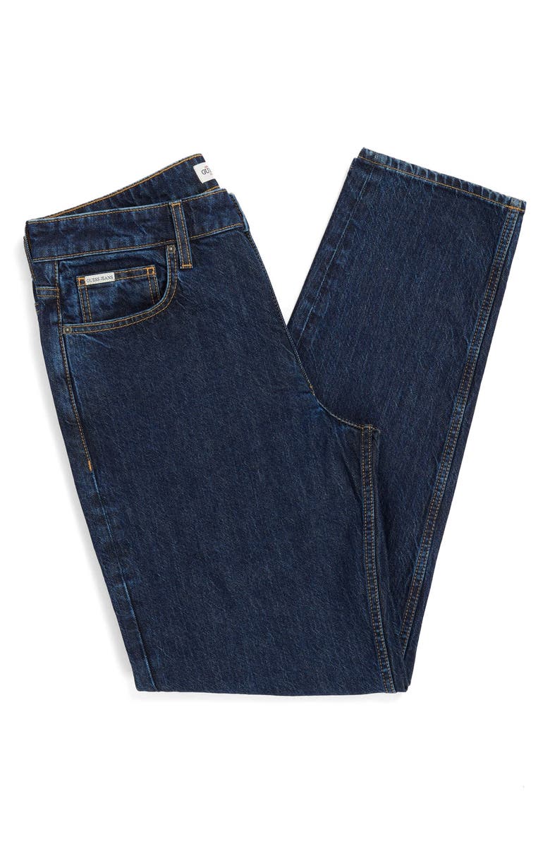 GUESS JEANS G15 Relaxed Tapered Leg Jeans, Alternate, color, Dark Blue