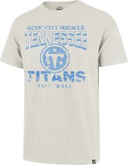 '47 Men's '47 Natural Tennessee Titans Head On Scrum Slub T-Shirt