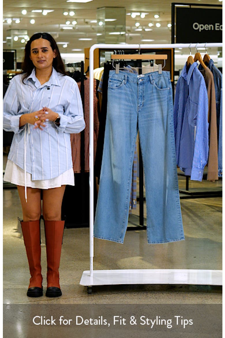 The Off Duty Stroll Wide Leg Jeans video