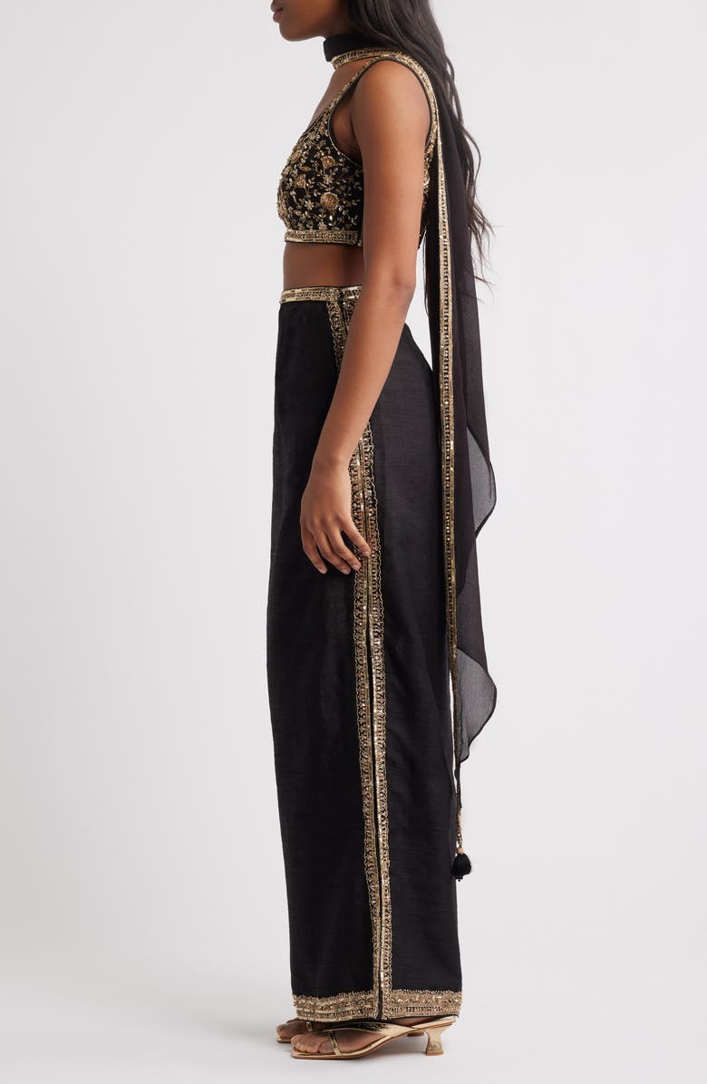 Ravi Beaded Lehenga Choli with Dupatta