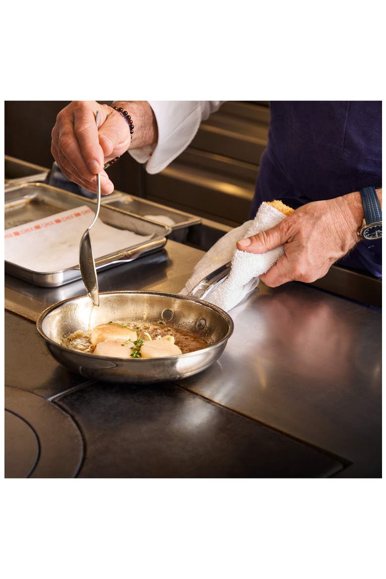 ProBond® Luxe Professional Clad Stainless Steel 8.5-Inch Skillet, Alternate, color, NO COLOR