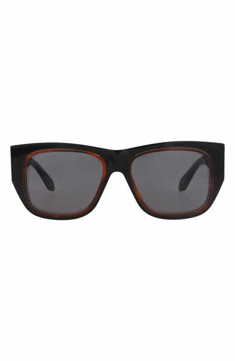 55mm Polarized Square Sunglasses