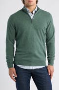 Peter Millar Crown Anniversary Quarter Zip Cashmere Sweater