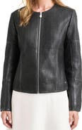 Velez Woven Leather Jacket