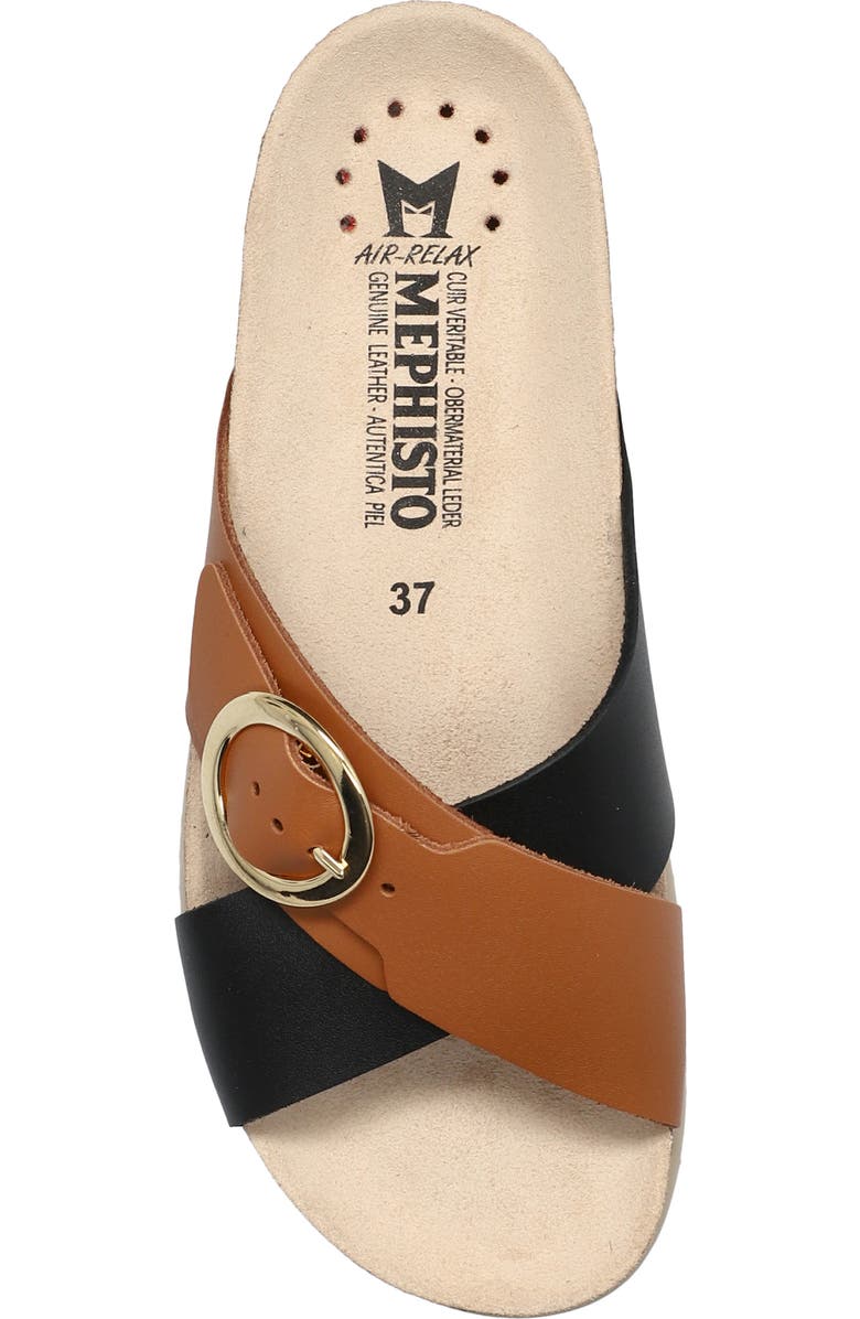 Mephisto Hirina Slide Sandal, Alternate, color, Black